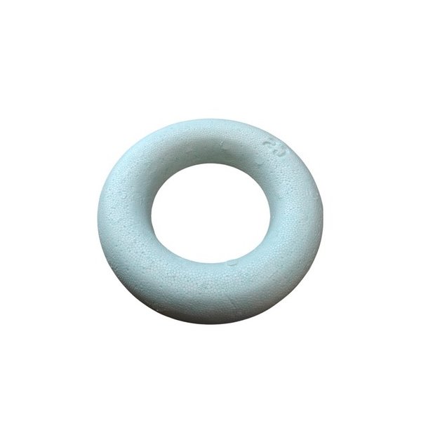 Styropor krans flad 30x6 cm