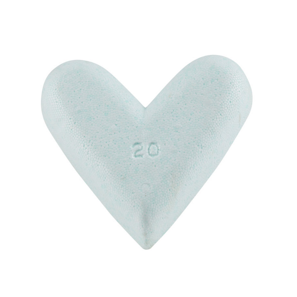 Mosunderlag hjerte 20