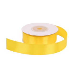 Satinb�nd 20 mm gul