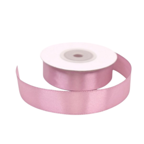 Satinb�nd 20 mm gammel rosa