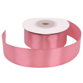 Satinb�nd 25 mm rosa