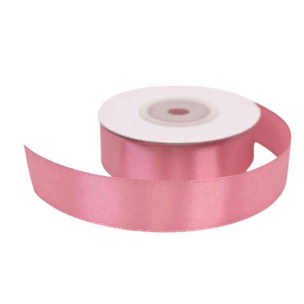 Satinb�nd 20 mm rosa