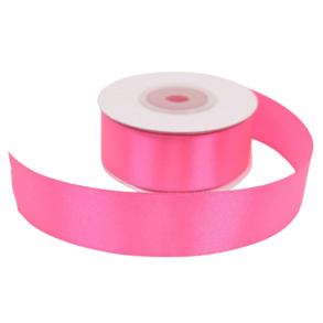 Satinb�nd 25 mm Pink