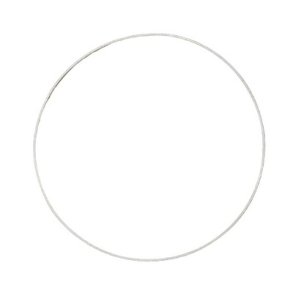 Metalring discount 25 cm hvid 2 mm tyk