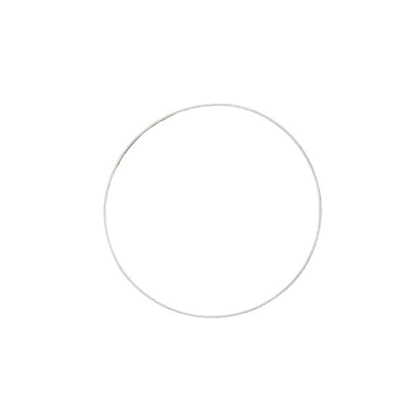 Metalring 30 cm discount hvid 2 mm tyk