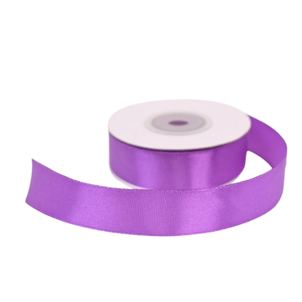 Satinb�nd 20 mm m�rk lilla