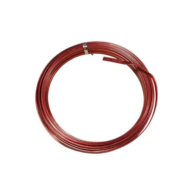 Aluminium tr�d flad R�d embossed