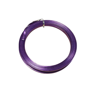 Aluminium tr�d flad Lilla embossed