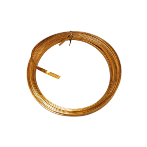 Aluminium tr�d flad safran embossed