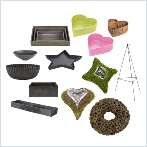 DIVERSE BUNDER, KRANSE OG STATIVER