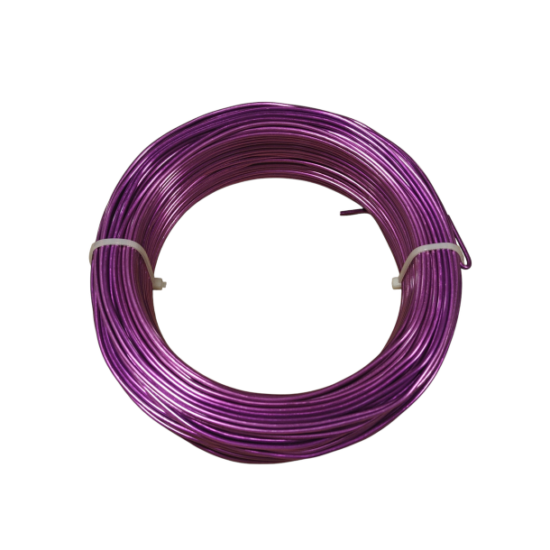 Aluminiums-tr�d 2 mm Lilla 60 meter