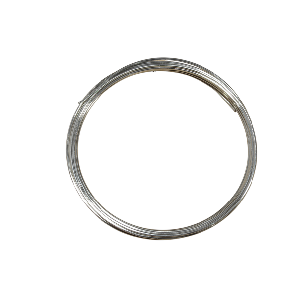 Aluminiums-tr�d 2 mm S�lv 5 meter