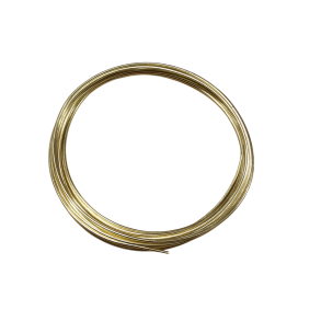 Aluminiums-tr�d 2 mm Guld 5 meter