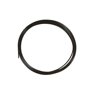 Aluminiums-tr�d 2 mm Sort 5 meter