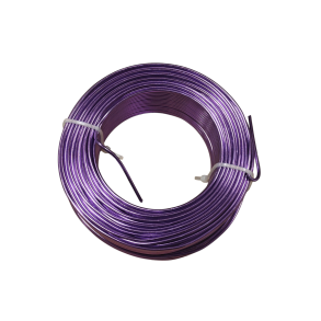 Aluminiums-tr�d 2 mm Lavendel 60 meter