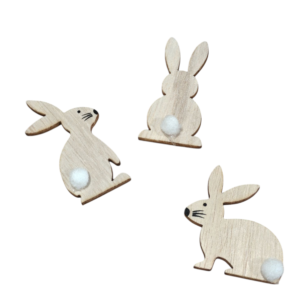 Tr� hare 4 cm 3 stk.