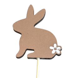 Tr� hare brun 7/35 cm pr. stk.