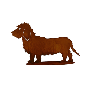 Ruh�ret gravhund p� platte 70x42