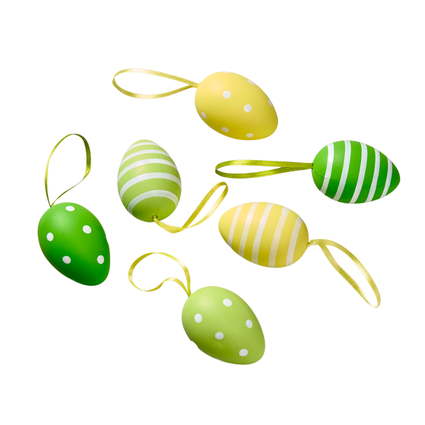 H�nse�g gr�nne nuancer 6 stk.