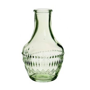 Glasvase H10 cm gr�n