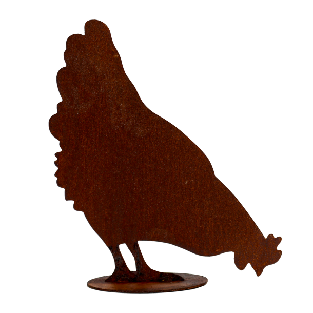 H�ne i rust p� platte