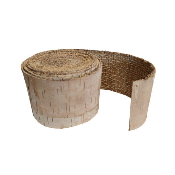 Birkebark rulle 8 cm x 5 meter fleksibel