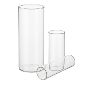 REAGENSGLAS MED FLAD BUND