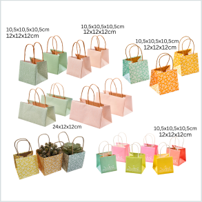 VANDT&AElig;TTE PAPIRTASKER OG BOKSE