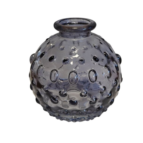 Vase ball bl� 8x8 prikket m�nster