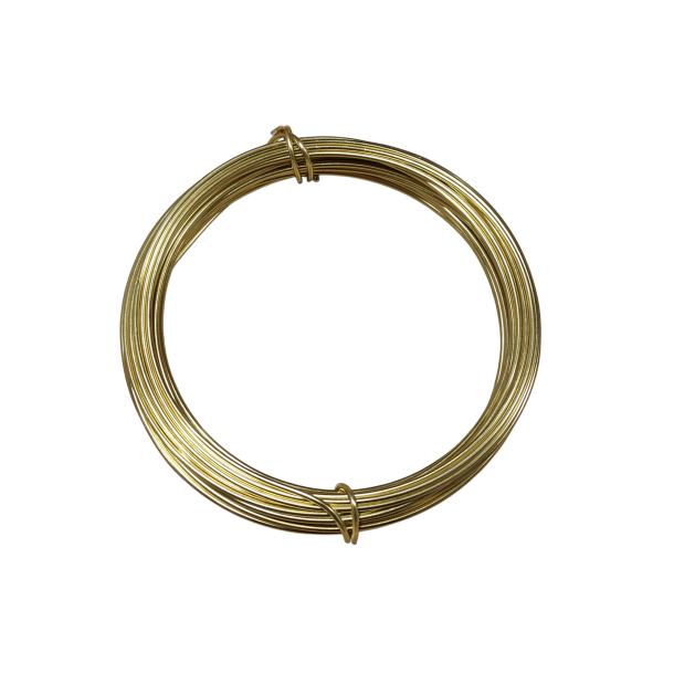 Aluminiums-tr�d 2 mm Guld