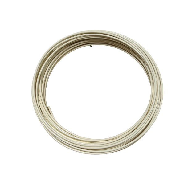 Aluminiums-tr�d 2 mm Vanilje