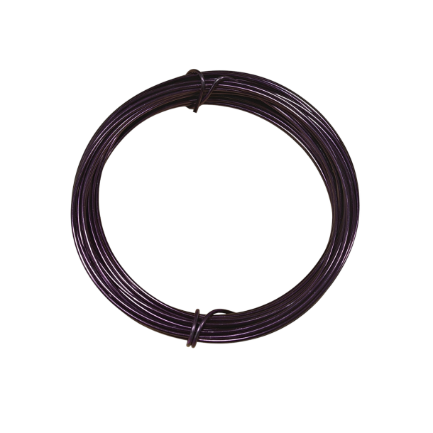 Aluminiums-tr�d 2 mm Aubergine