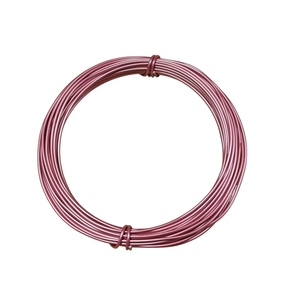 Aluminiums-tr�d 2 mm Frosty Flamingo