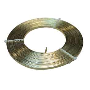 Aluminium tr�d flad guld