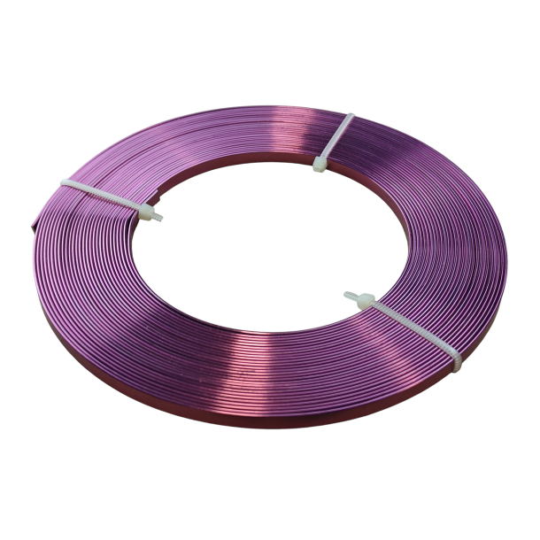 Aluminium tr�d flad pink