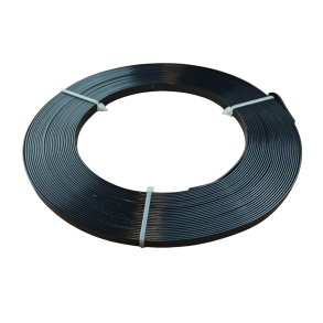 Aluminium tr�d flad sort