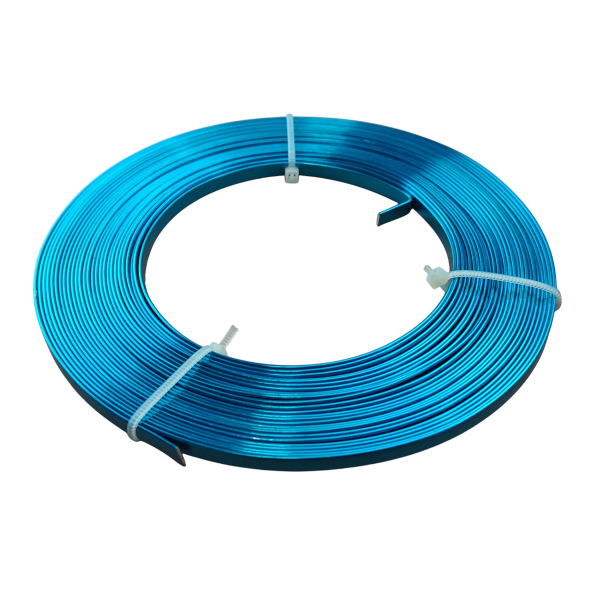 Aluminium tr�d flad turkis