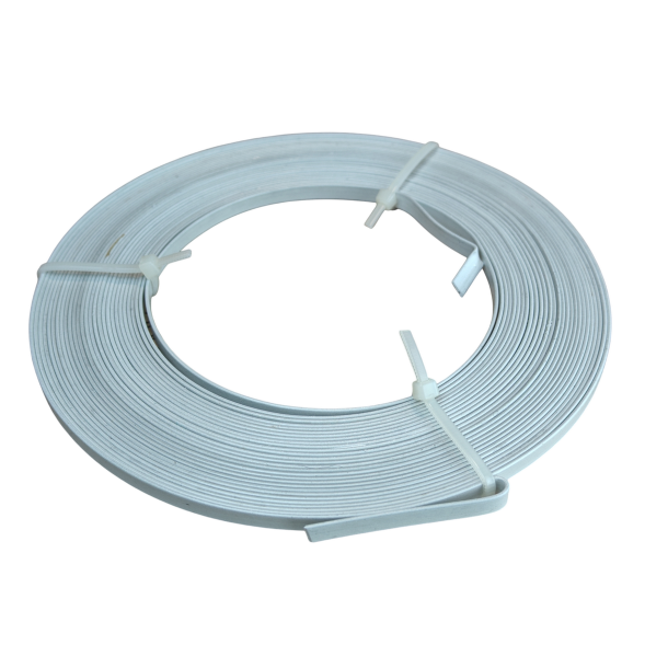 Aluminium tr�d flad hvid