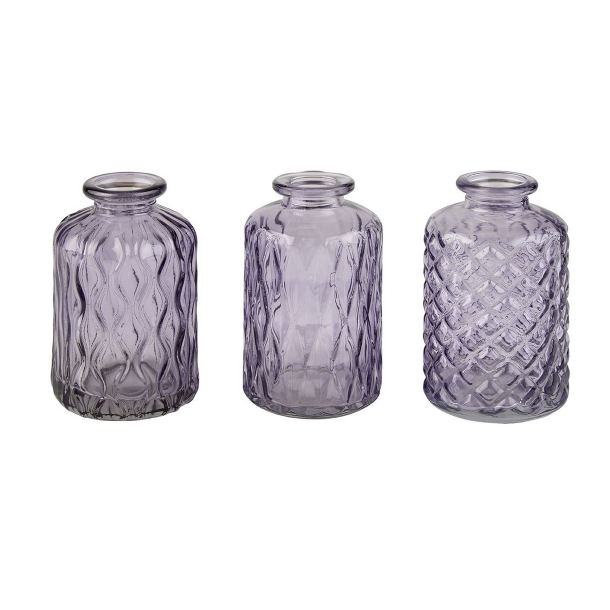  Flasker lilla 3 ass.