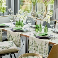 Glas vase gr�n 3stk. s�t