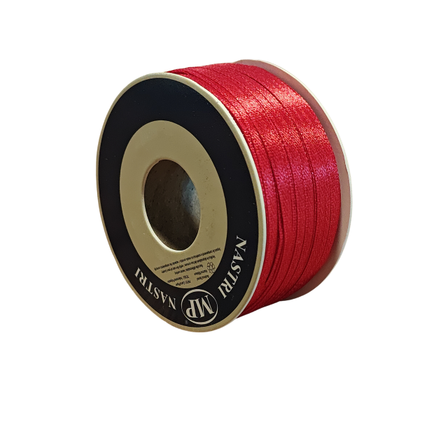 Satinb�nd 3mm r�d