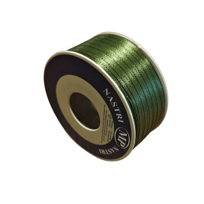 Satinb�nd 3mm m�rkegr�n