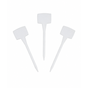 Skilt hvid � 20 cm � 3 stk