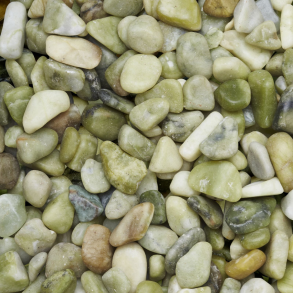 Jadegr�n pyntesten 8-15 mm 500 g