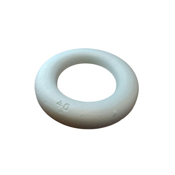 Styropor krans flad 40x8 cm