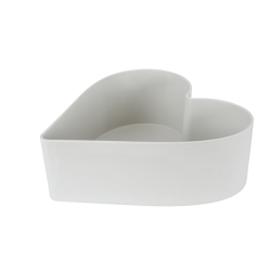 Hjerte Sk�l Plast Lys Gr� 22�20