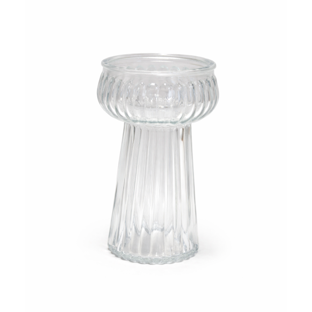 Hyacint glasvase Klar � H14 cm