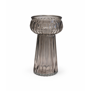 Hyacint glasvase M�rk Gr� � H14 cm