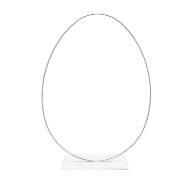 �g Metalramme Hvid � 38 cm