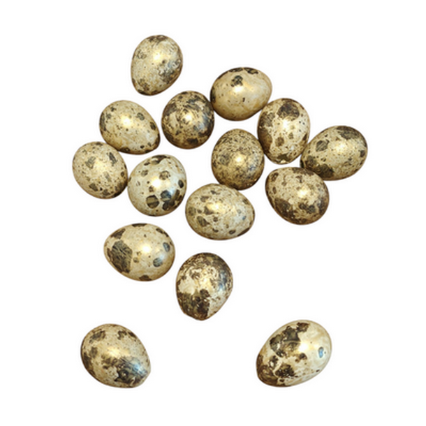 Vagtel�g guld 15 stk. s�t